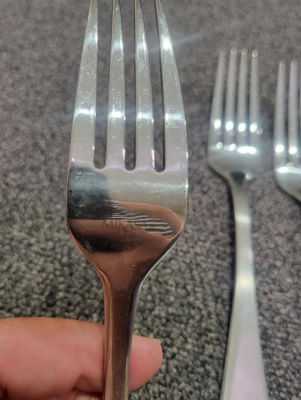 Mikasa COSMO SATIN 3 Dinner Forks 18/10 Stainless Steel Flatware